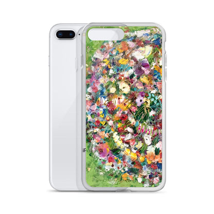 Green Flower Bomb iPhone Case