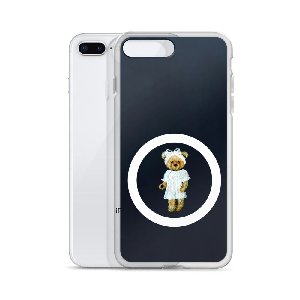 Bear in Lace Dress 2 iPhone Case