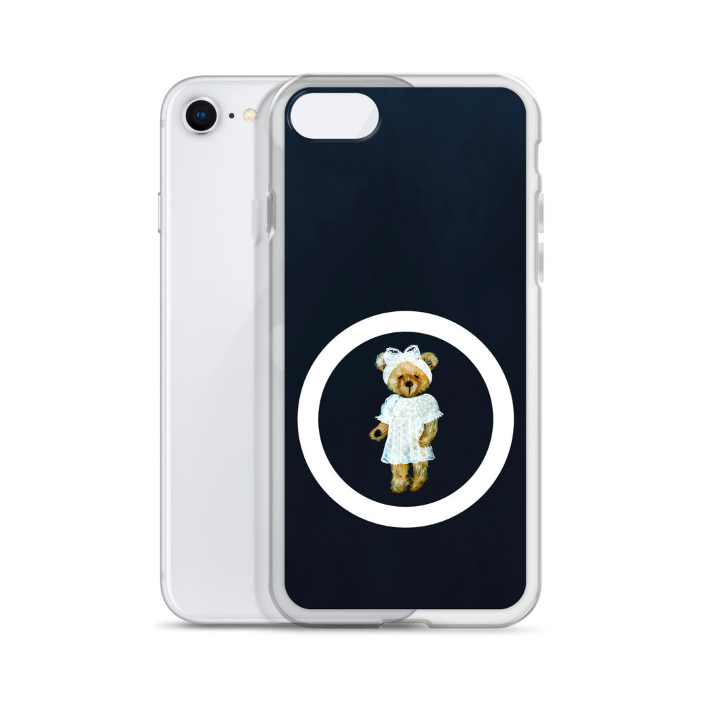 Bear in Lace Dress 2 iPhone Case