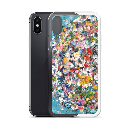 Blue Flower Bomb iPhone Case