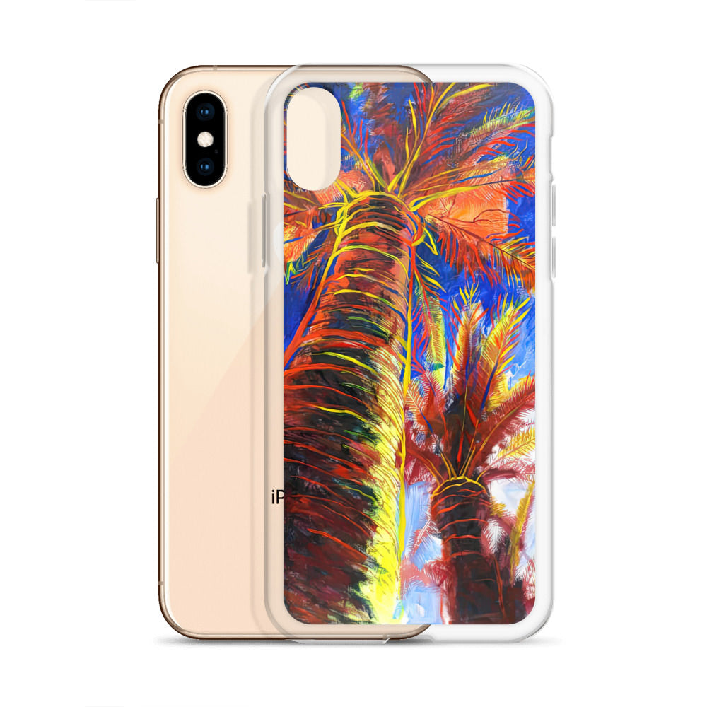 Mediterranean Palms 2 iPhone Case