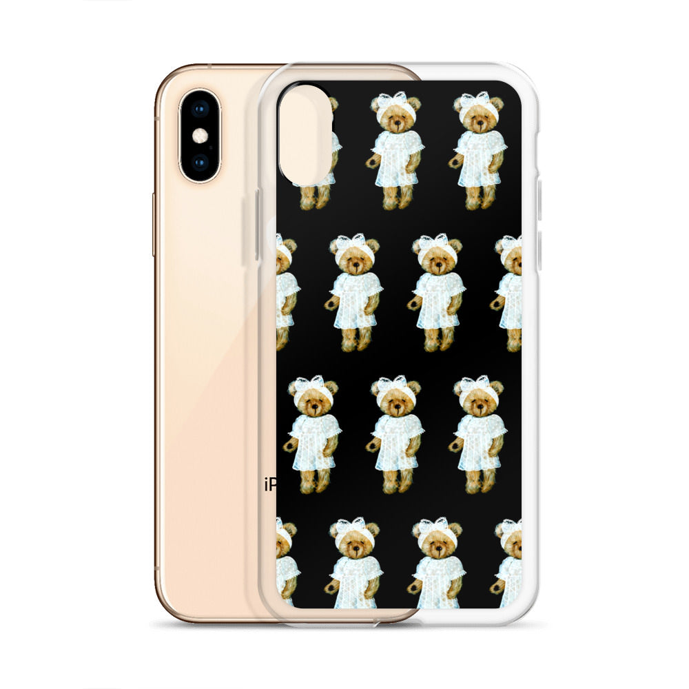 Bear in Lace Dress iPhone Case