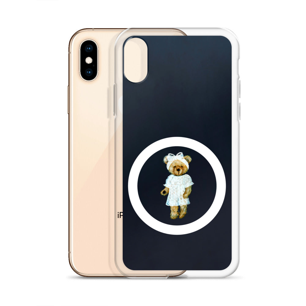 Bear in Lace Dress 2 iPhone Case