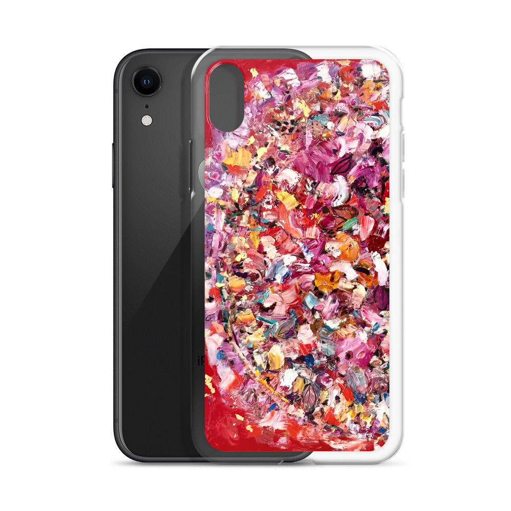 Red Flower Bomb iPhone Case