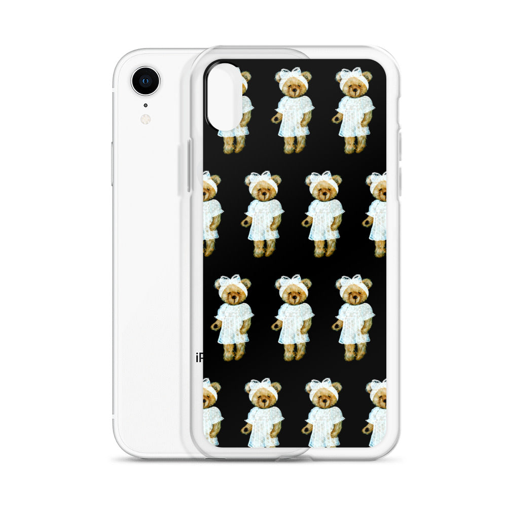 Bear in Lace Dress iPhone Case