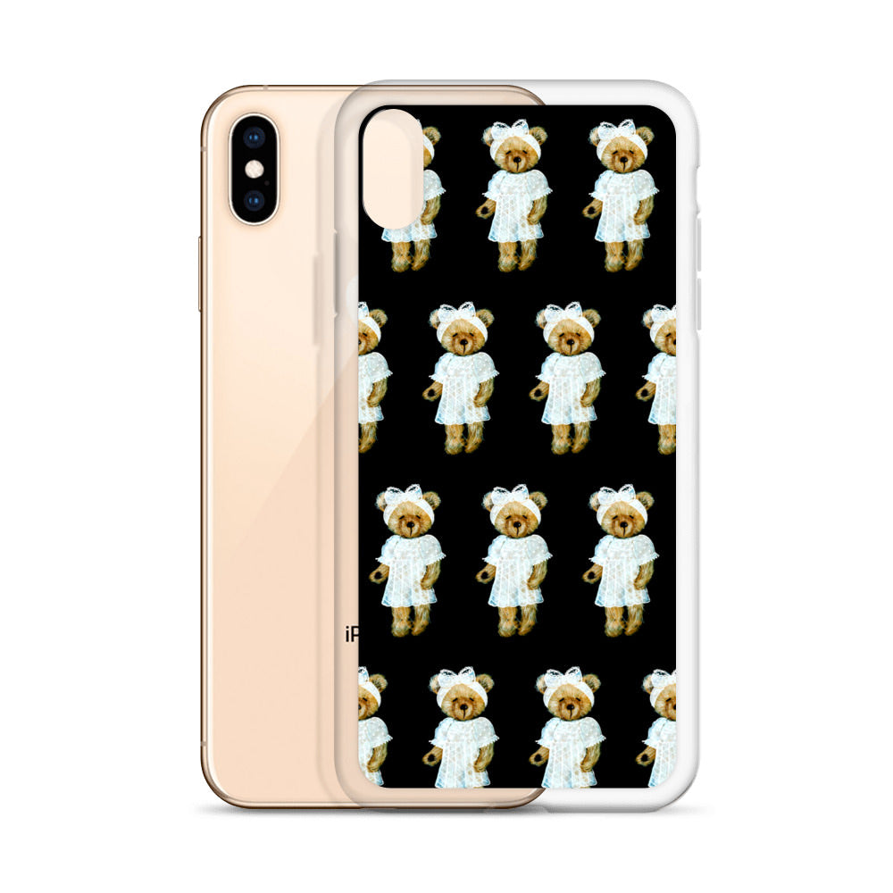 Bear in Lace Dress iPhone Case