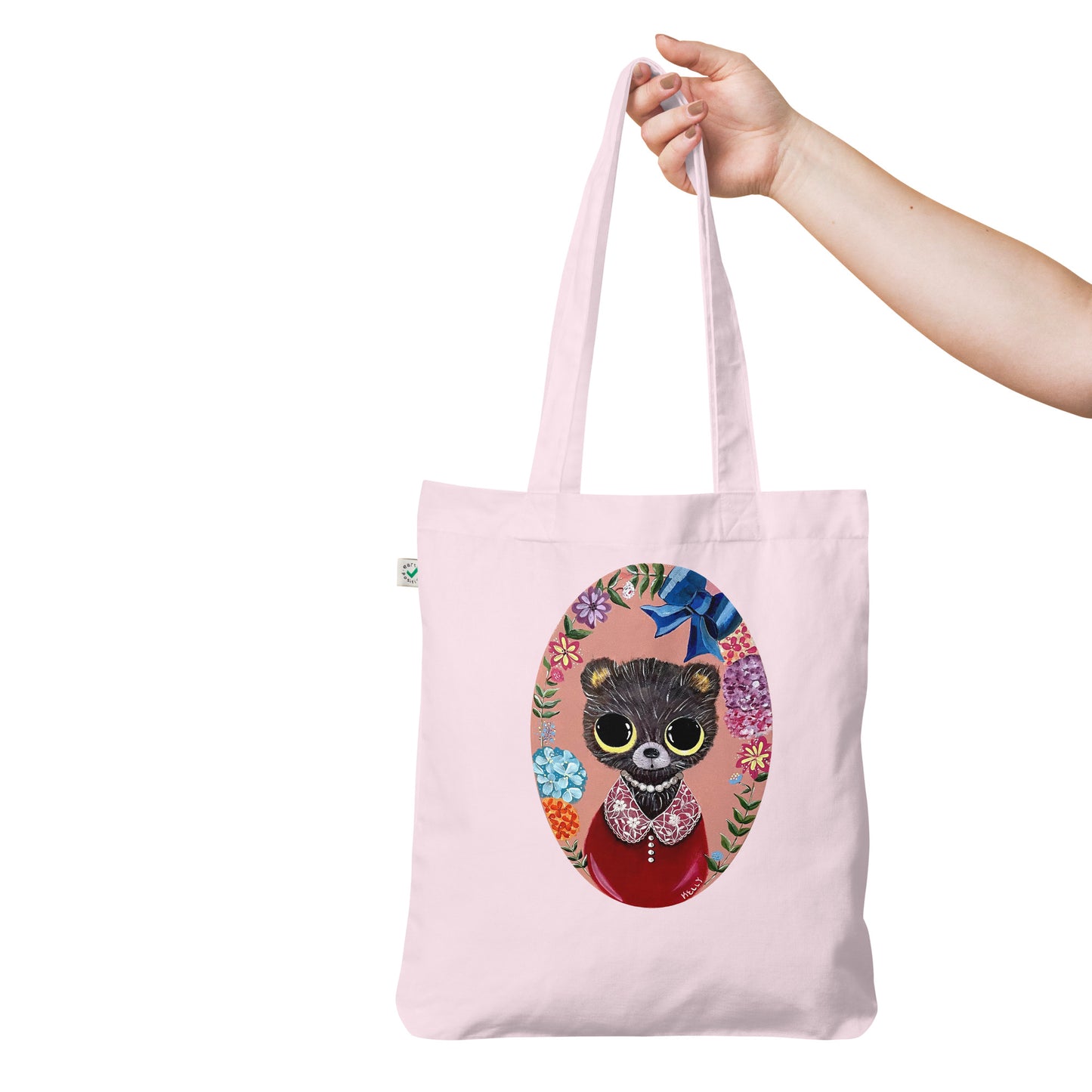 Pearl Eye Bear Tote Bag