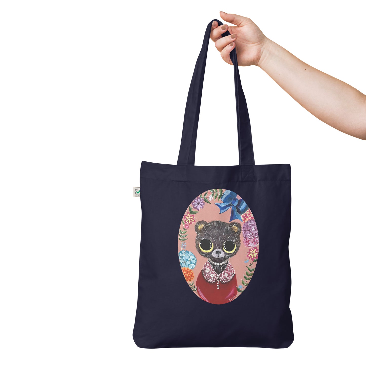 Pearl Eye Bear Tote Bag