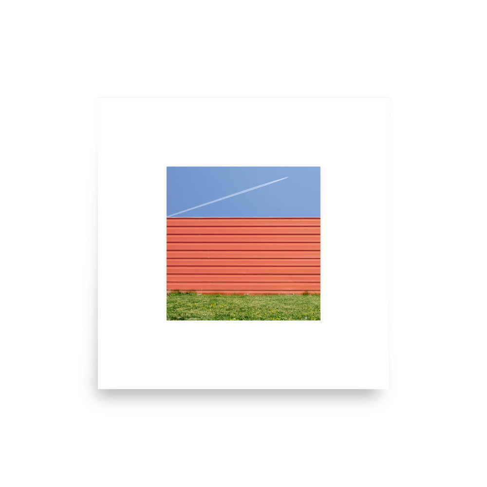 The grass is greener over here Print