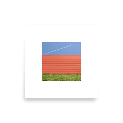 The grass is greener over here Print