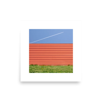 The grass is greener over here Print