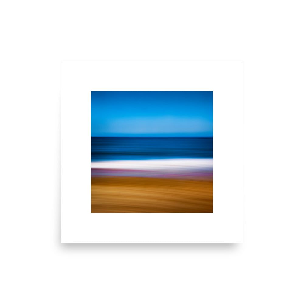 Hazy beach Print