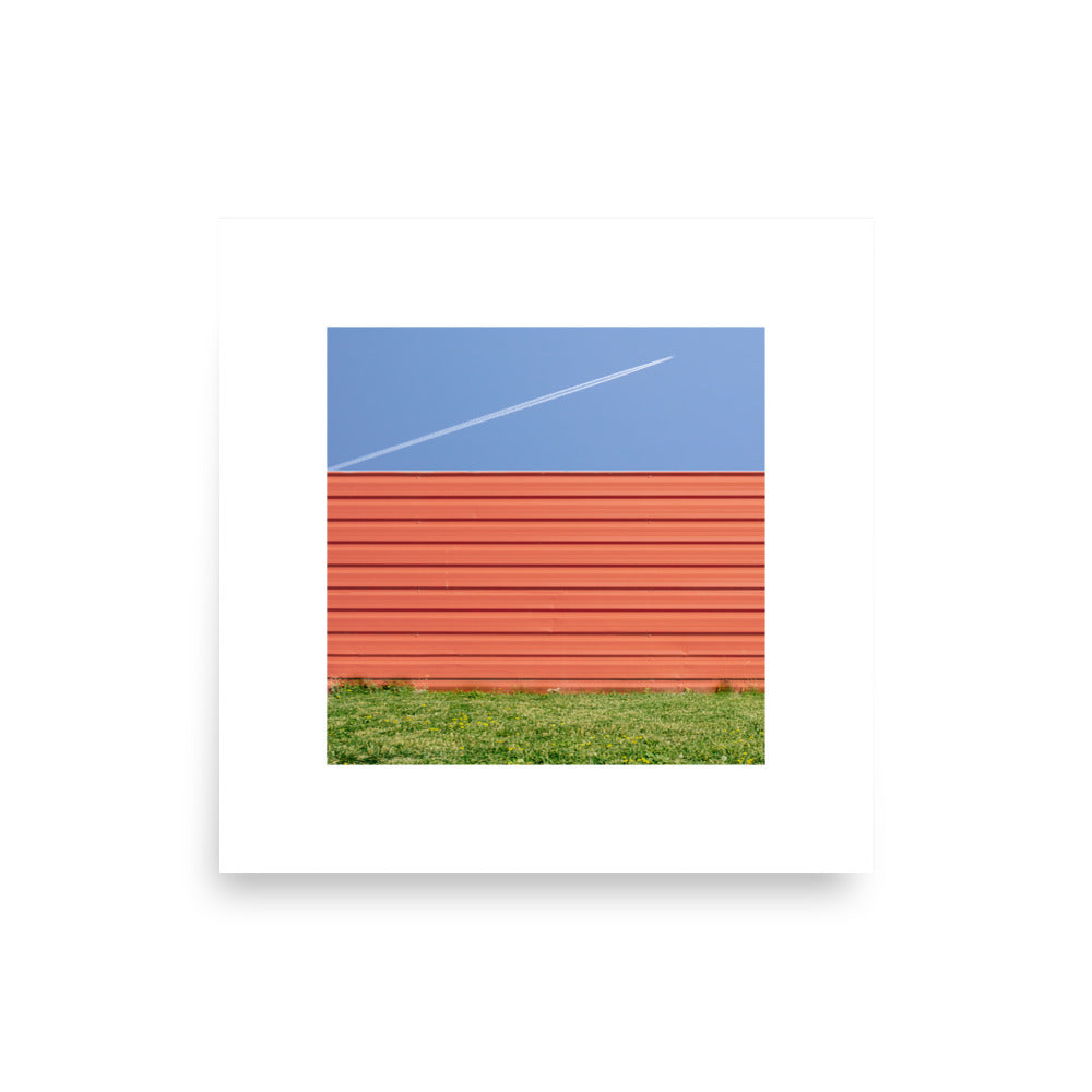 The grass is greener over here Print