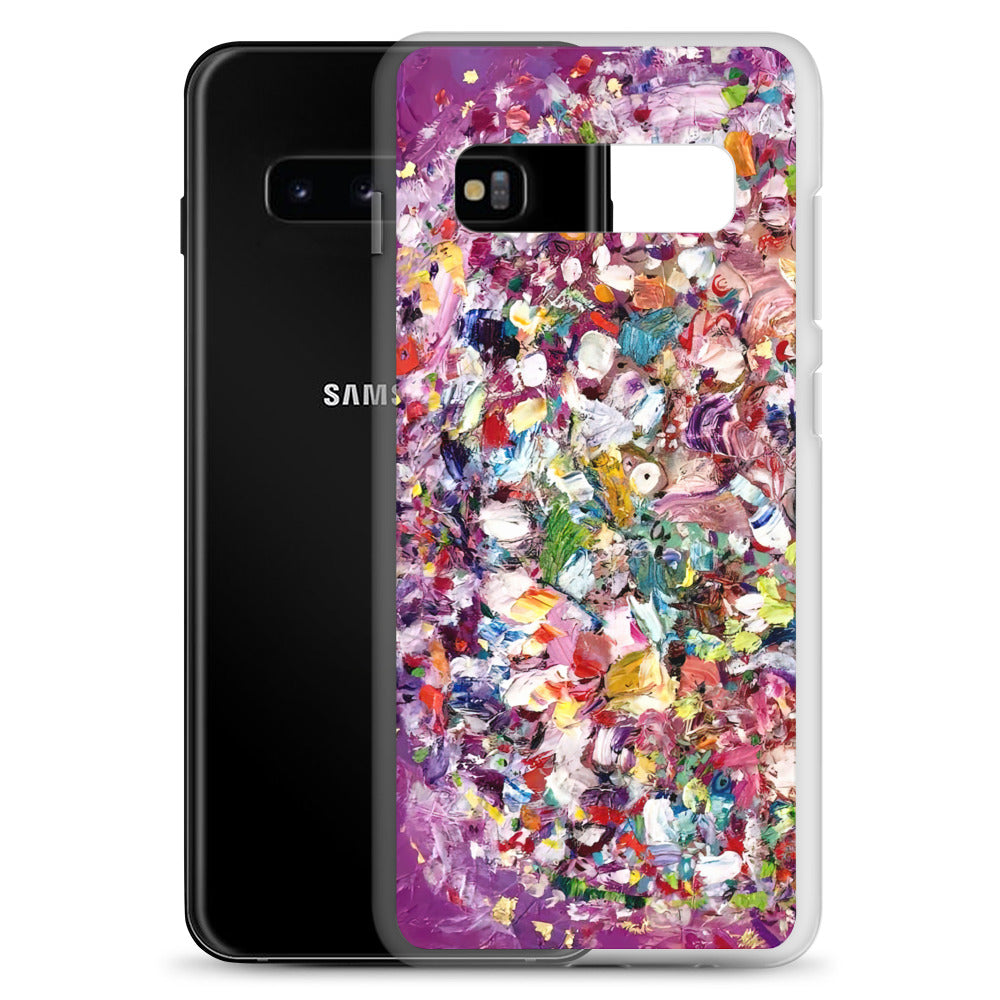 Purple Flower Bomb Samsung Case