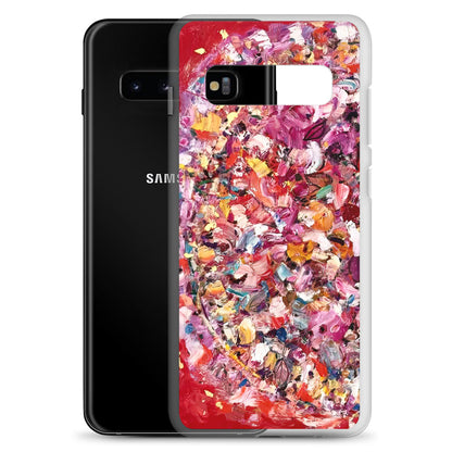 Red Flower Bomb Samsung Case