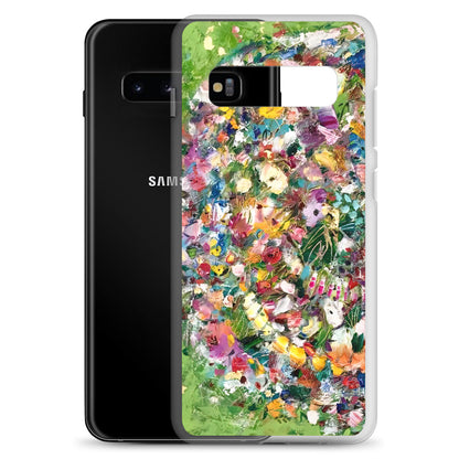 Green Flower Bomb Samsung Case