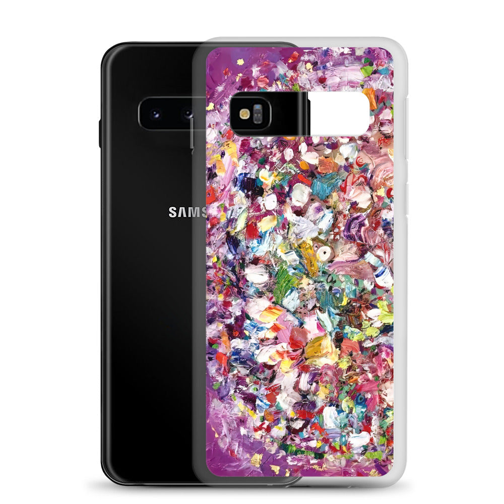 Purple Flower Bomb Samsung Case