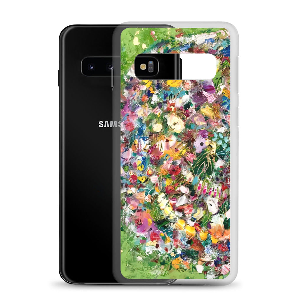 Green Flower Bomb Samsung Case