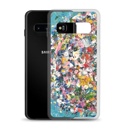 Blue Flower Bomb Samsung Case