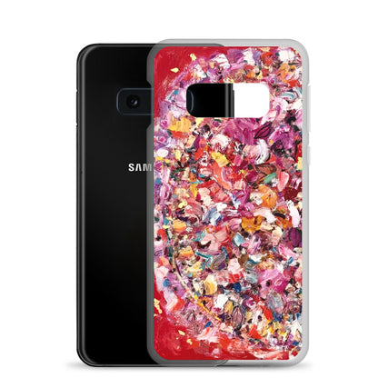 Red Flower Bomb Samsung Case