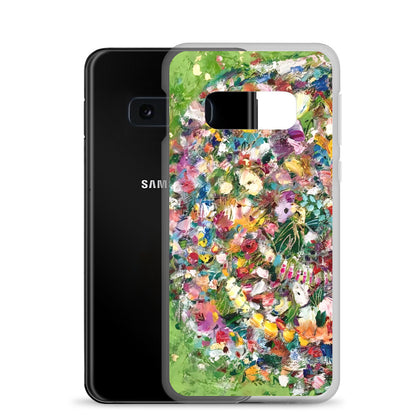 Green Flower Bomb Samsung Case