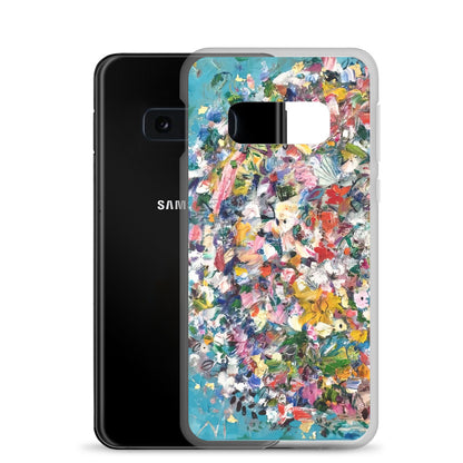 Blue Flower Bomb Samsung Case