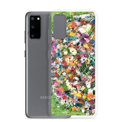 Green Flower Bomb Samsung Case