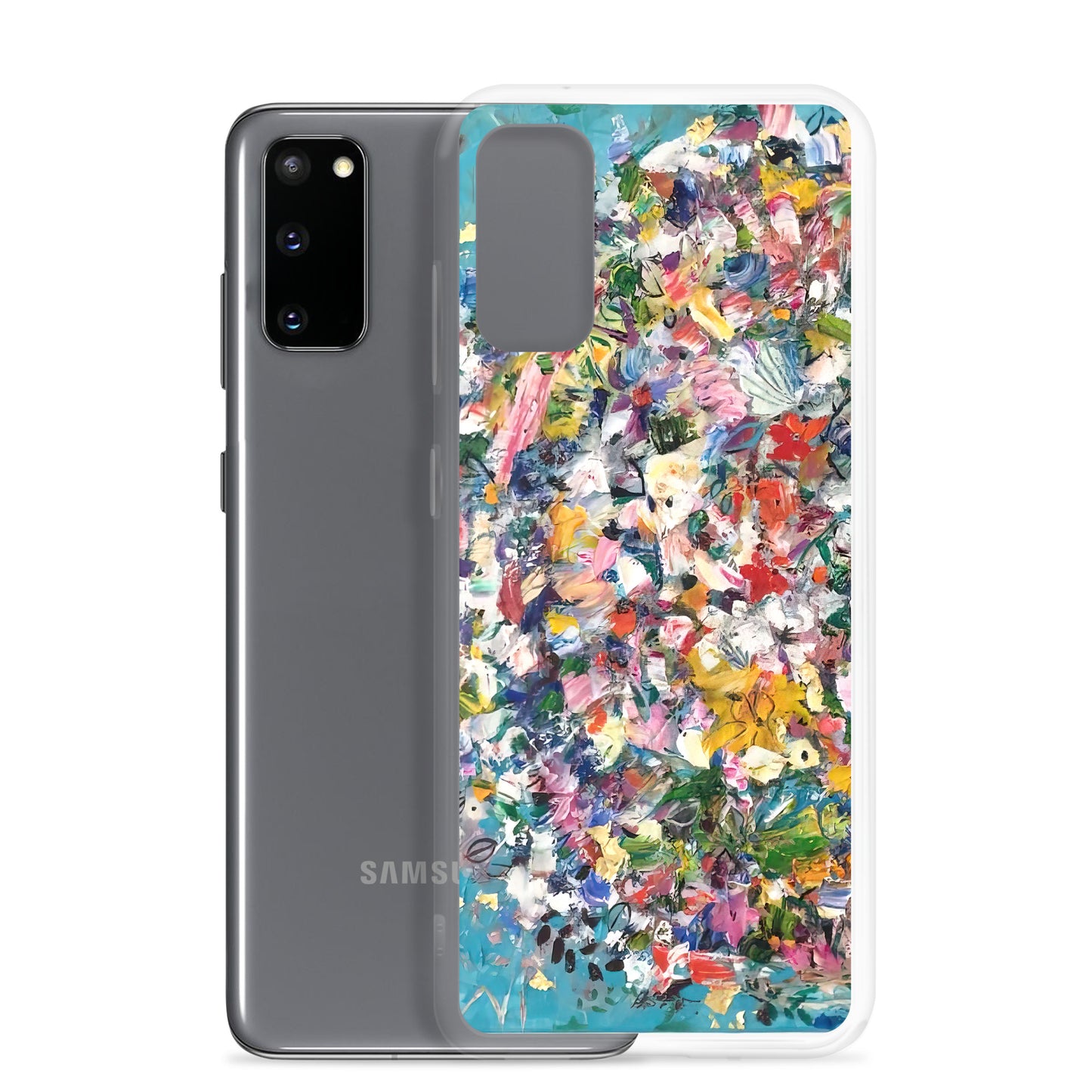 Blue Flower Bomb Samsung Case