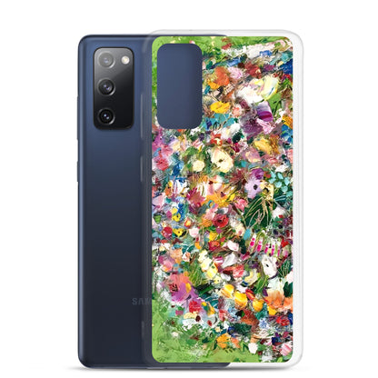 Green Flower Bomb Samsung Case