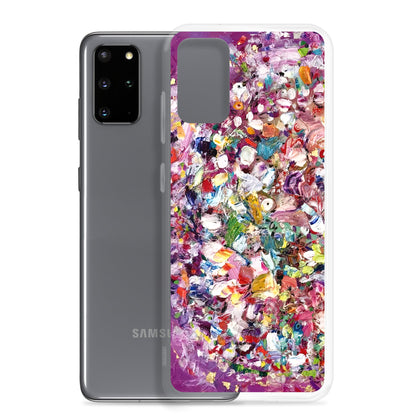 Purple Flower Bomb Samsung Case