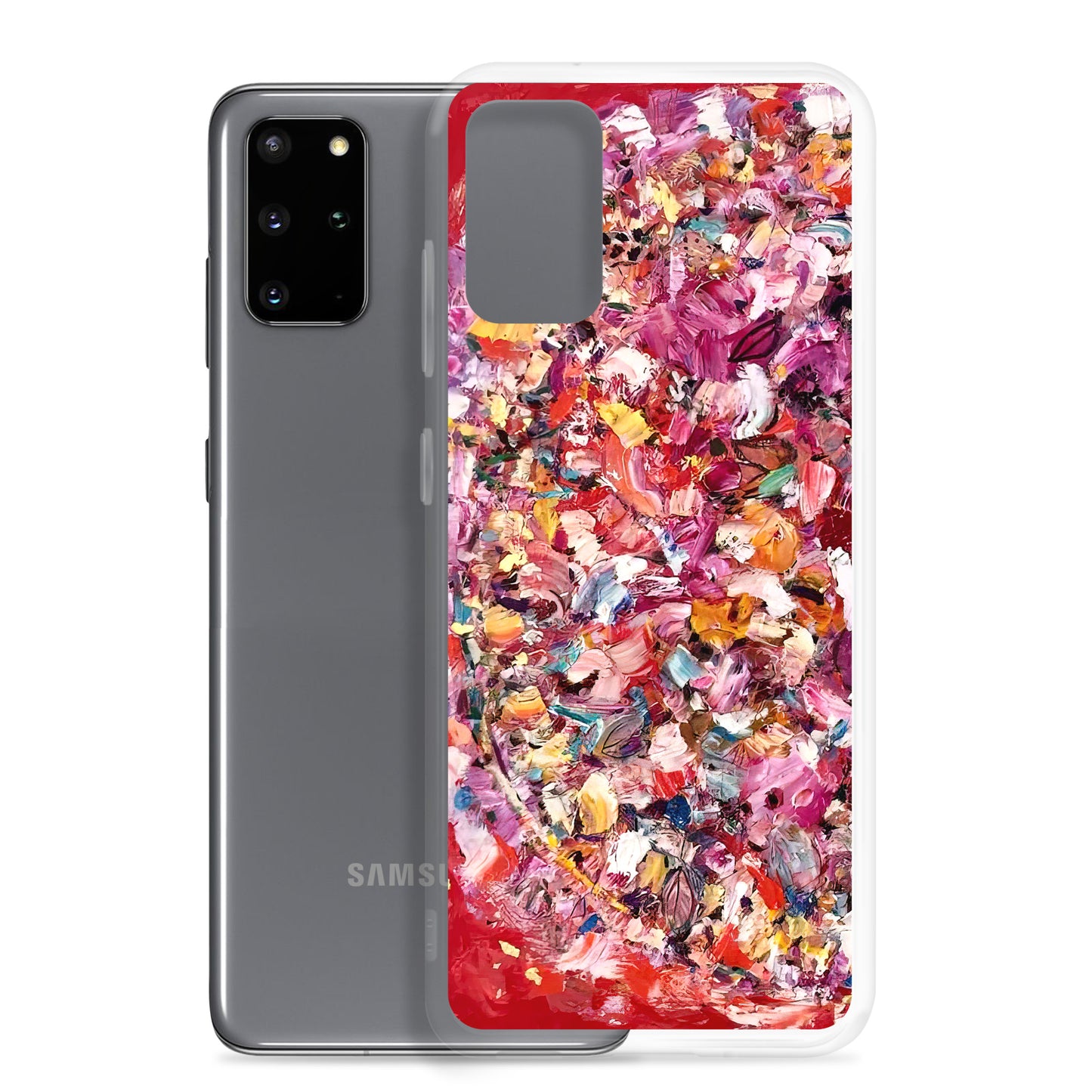 Red Flower Bomb Samsung Case