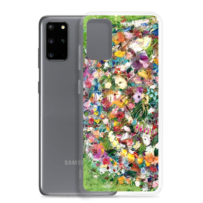 Green Flower Bomb Samsung Case