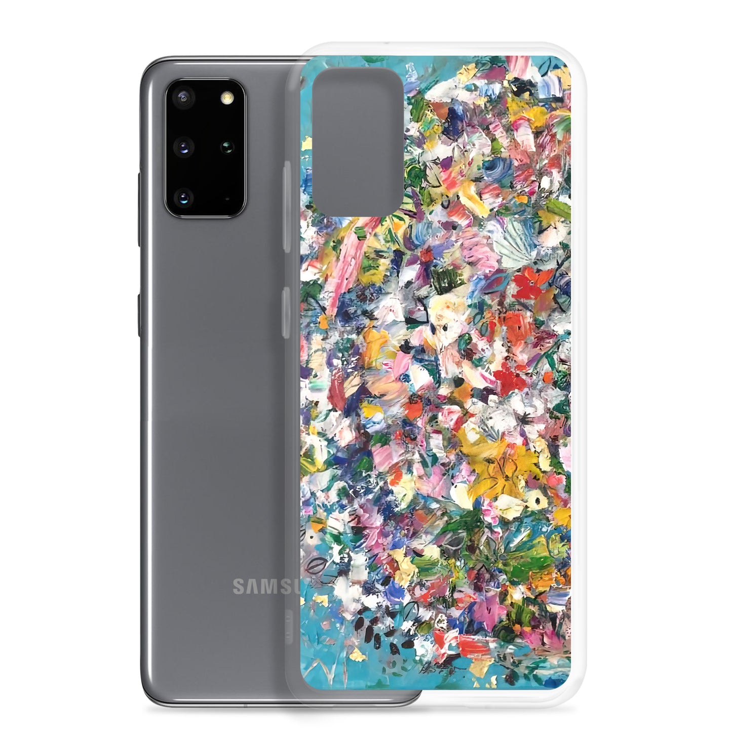 Blue Flower Bomb Samsung Case