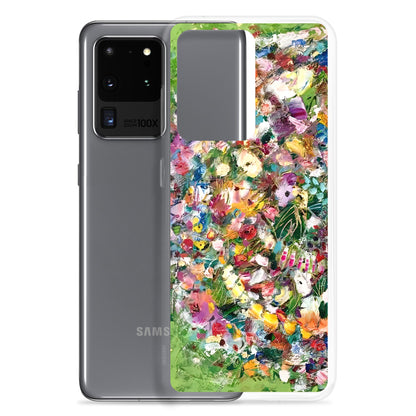 Green Flower Bomb Samsung Case