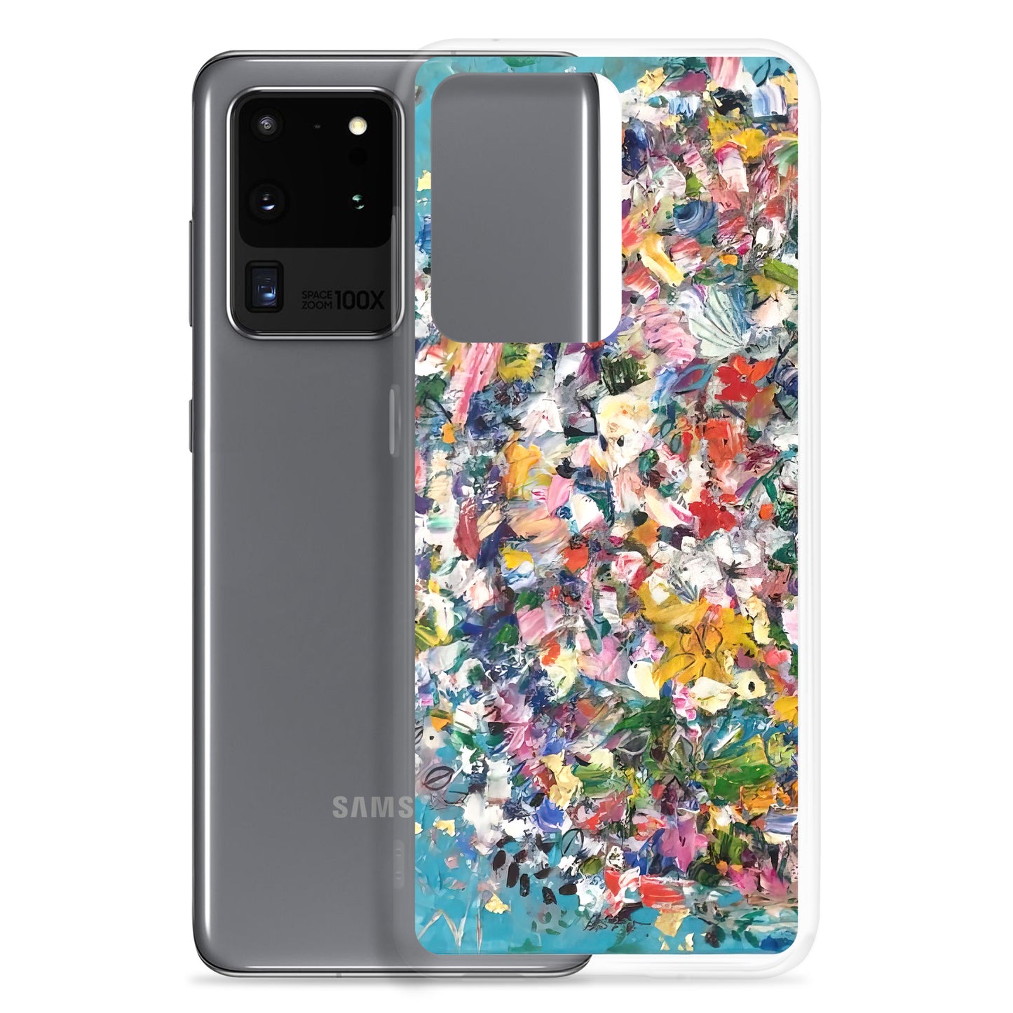 Blue Flower Bomb Samsung Case