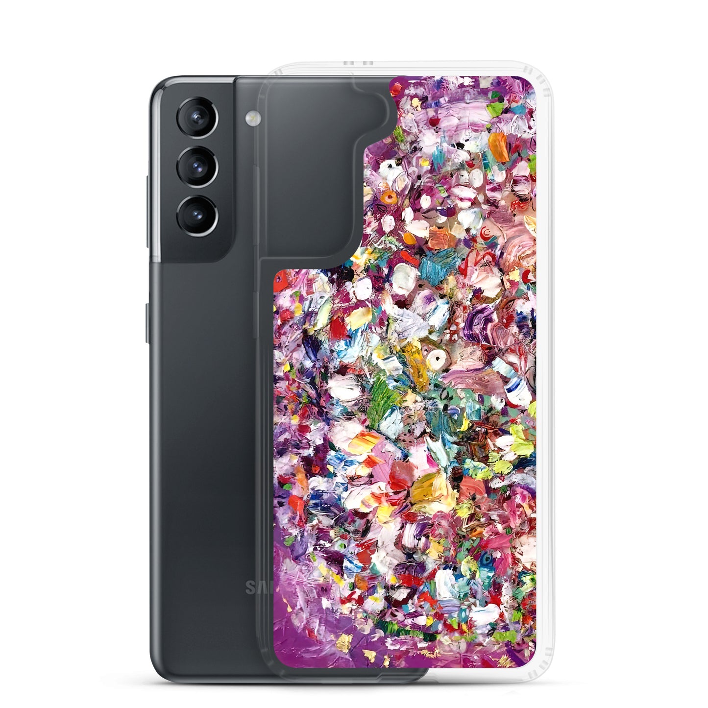 Purple Flower Bomb Samsung Case