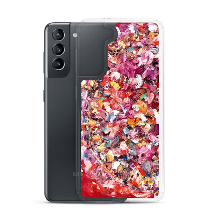 Red Flower Bomb Samsung Case