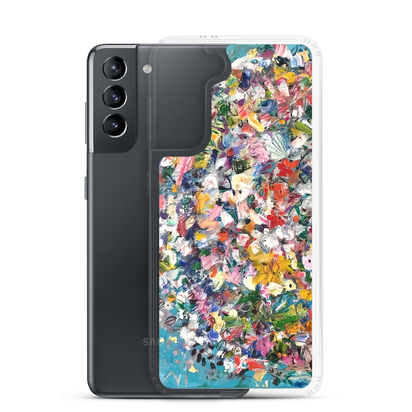 Blue Flower Bomb Samsung Case