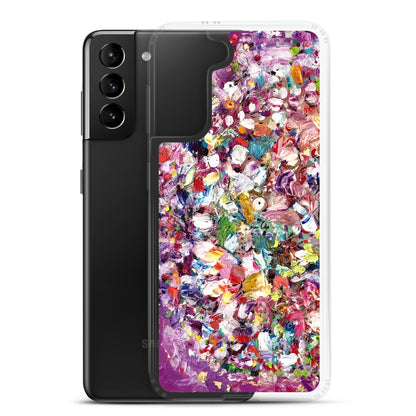 Purple Flower Bomb Samsung Case