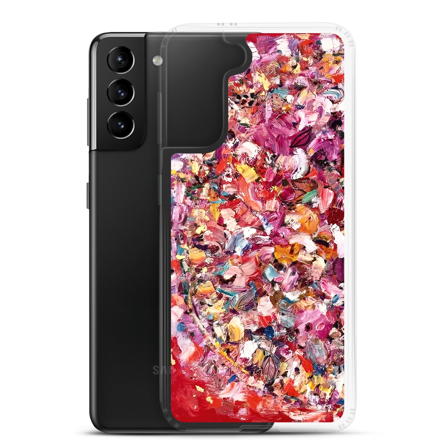 Red Flower Bomb Samsung Case