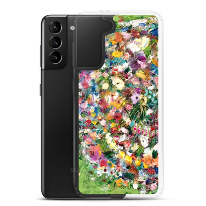 Green Flower Bomb Samsung Case