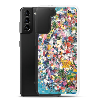 Blue Flower Bomb Samsung Case