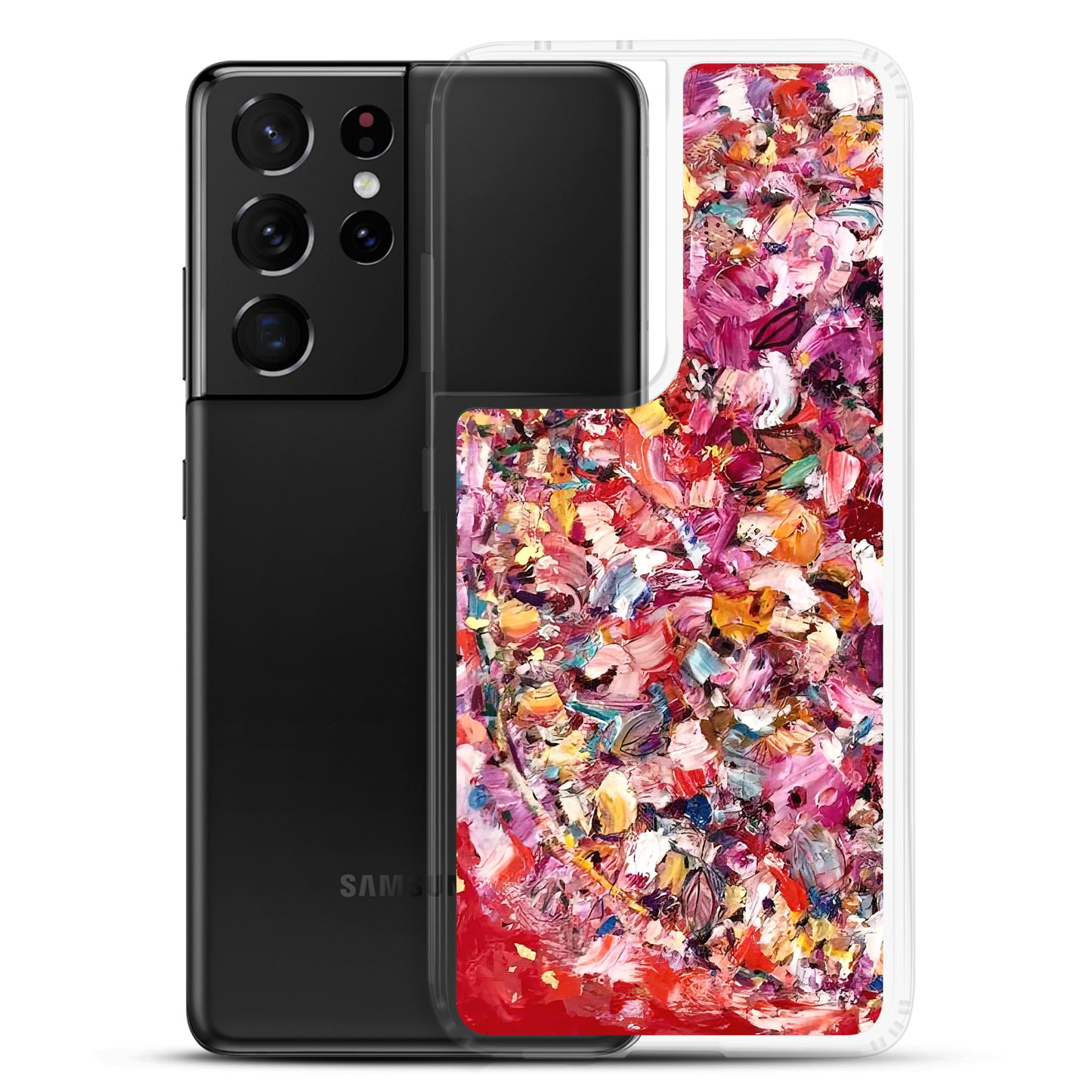 Red Flower Bomb Samsung Case