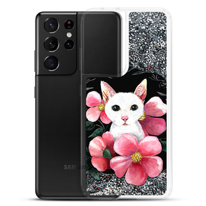 Flower Cat Samsung Case