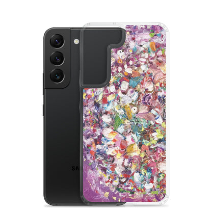 Purple Flower Bomb Samsung Case