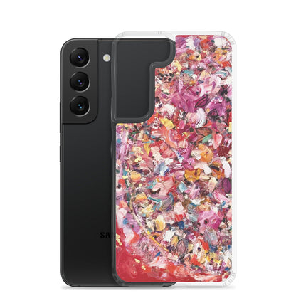 Red Flower Bomb Samsung Case