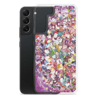 Purple Flower Bomb Samsung Case