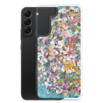 Blue Flower Bomb Samsung Case