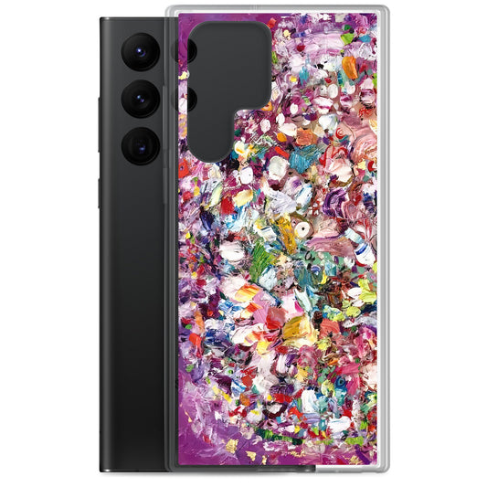 Purple Flower Bomb Samsung Case