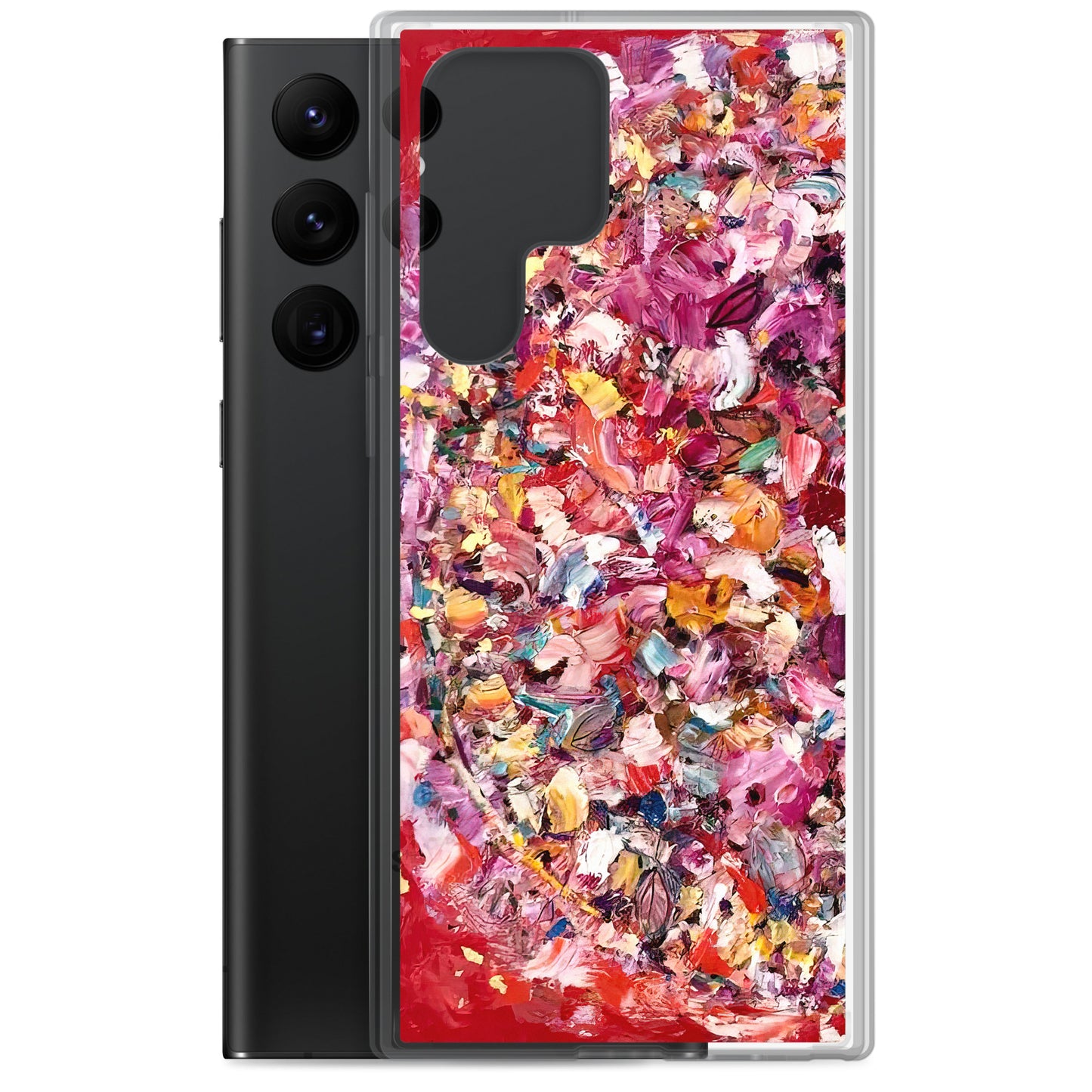 Red Flower Bomb Samsung Case